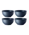 Rosenthal Clay Set Of 4 Cereal Bowls, Service For 4 In Sky Blue