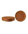 Rosenthal Clay Set Of 4 Salad Plates, Service For 4 In Earth