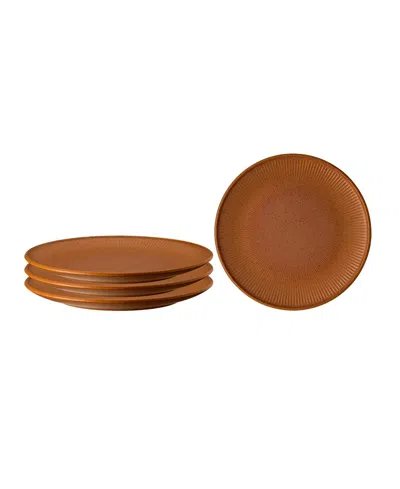 Rosenthal Clay Set Of 4 Salad Plates, Service For 4 In Earth