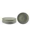 Rosenthal Clay Set Of 4 Salad Plates, Service For 4 In Gray