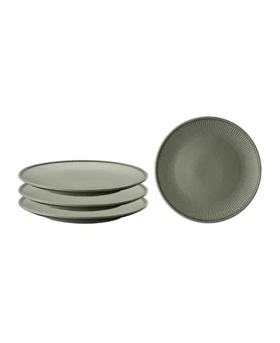 Rosenthal Clay Set Of 4 Salad Plates, Service For 4 In Gray