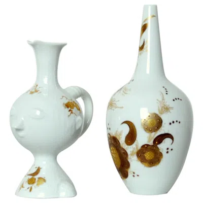 Pre-owned Rosenthal Cruet And Vase Set By Björn Wiinblad In Gold