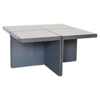 Pre-owned Rosenthal Domino' Coffee Table By Jan Wichers And Alexander Blomberg In Brown