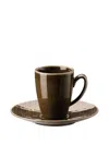 Rosenthal Espresso Cup And Saucer Set In Brown