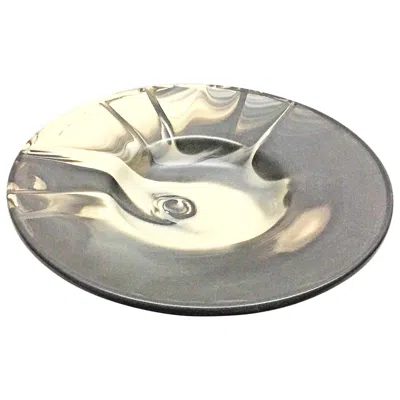 Pre-owned Rosenthal Exceptional Bowl Plate In Queensberry Marble Pattern By  Studio-line In Gray