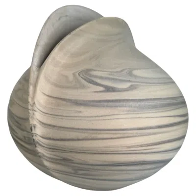 Pre-owned Rosenthal Exceptional Mid-century Uta Feyl "venus" Ceramic Vase For  Studio Line In Transparent