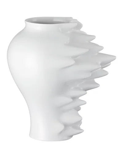 Rosenthal Fast Porcelain Vase In Bianc