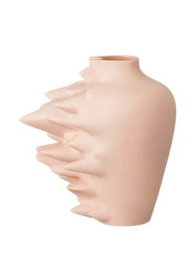 Rosenthal Fast Sculpted Vase In Pink
