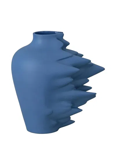 Rosenthal Fast Spike-detail Vase In Blue