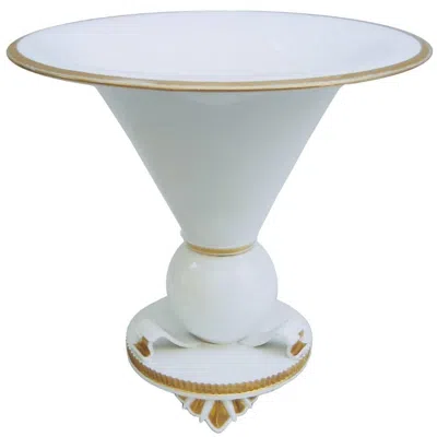 Pre-owned Rosenthal Footed Porcelain Vase In Gray