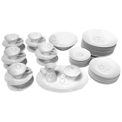 Pre-owned Rosenthal Form 2000 "linear" Dinnerware Set By Raymond Loewy (54 Pieces) In Gray