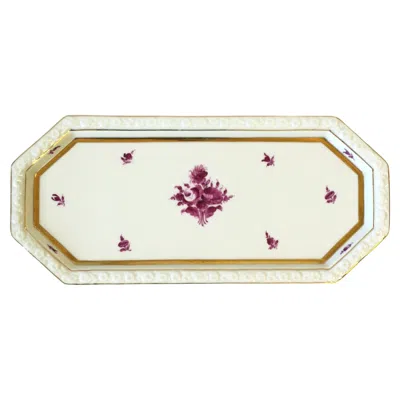 Pre-owned Rosenthal German White Porcelain Serving Or Vanity Tray By