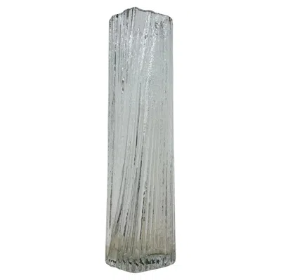 Pre-owned Rosenthal Glass Vase By Martin Freyer For  Studio Line 1970s In Transparent