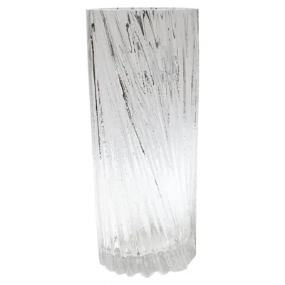 Pre-owned Rosenthal Large Mid-century Modern Glass Vase By Tapio Wirkkala In Transparent