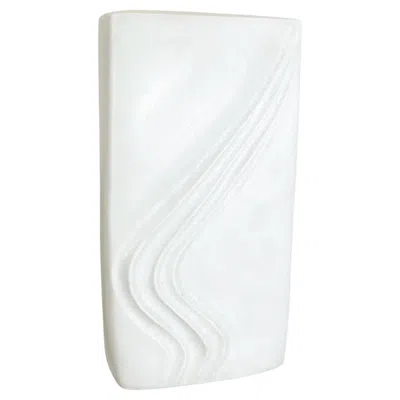 Pre-owned Rosenthal Large Op Art Vase Porcelain German Vase By Martin Freyer For  1970s No2 In Transparent