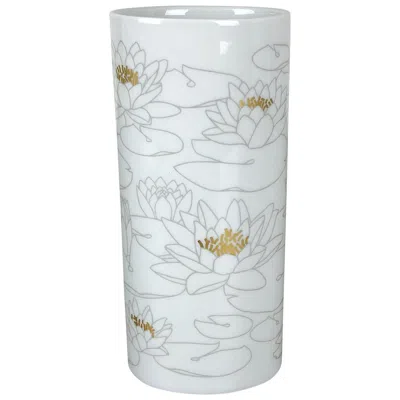 Pre-owned Rosenthal Large Op Art Vase Porcelain German Vase By  Studio Line, 1970s In Transparent