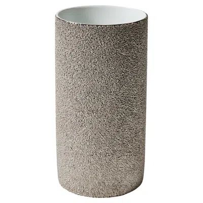 Pre-owned Rosenthal Large Porcelain Silver Art Studio Vase By
