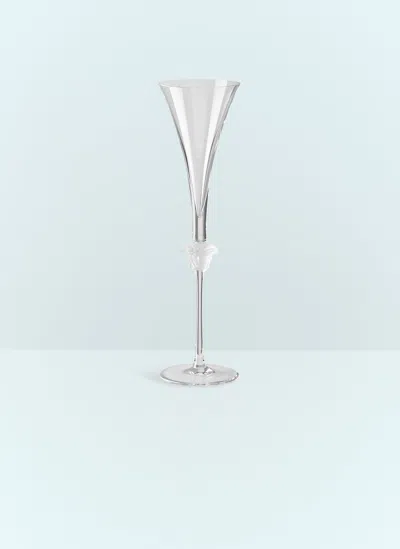 Rosenthal Medusa Lumiere Champagne Flute In Transparent