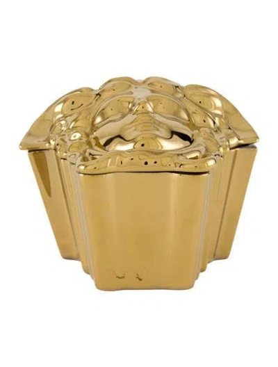 Pre-owned Rosenthal Meets Versace Gypsy Gold Box In Silver