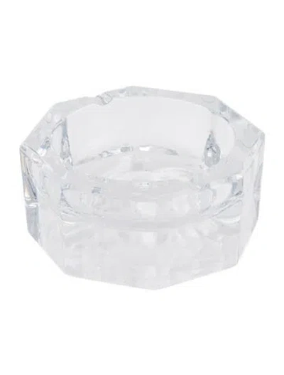 Pre-owned Rosenthal Meets Versace Versace Medusa Lumiere Ashtray In Transparent