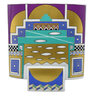 Pre-owned Rosenthal Memphis-era Decor Of Debut Vase � Michael Boehm & Yves Galgon For  In Brown