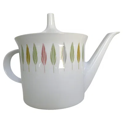 Pre-owned Rosenthal Mid Century Berlin Tiergarten From  China Modern Tea Pot Germany 1959 In Gray