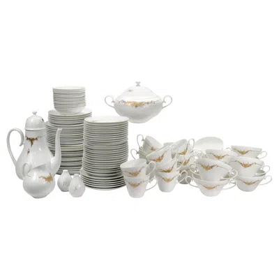 Pre-owned Rosenthal Mid-century Romanze Porcelain Dinner Service By Bjorn Wiinblad For  In Gray