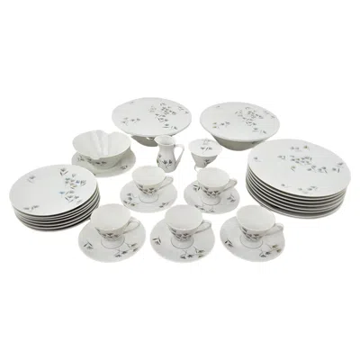 Pre-owned Rosenthal Mid-century  By Raymond Loewy Form 2000 Partial Dinner Set: 26 Pcs In Gray