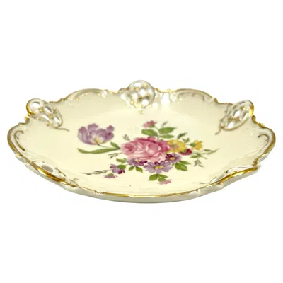 Pre-owned Rosenthal Openwork Plate,  Moliere, Germany, 1938-1952 In Sand
