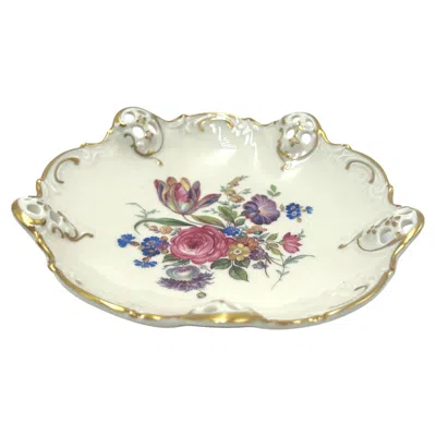 Pre-owned Rosenthal Openwork Plate,  Moliere, Germany, 1957 In Sand