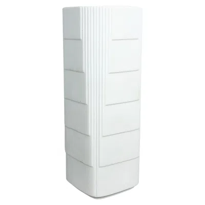 Pre-owned Rosenthal Original Porcelain Op Art Vase By Christa Galtz For  Germany, 1970s In Transparent