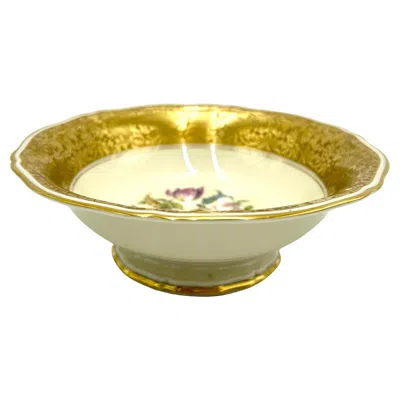 Pre-owned Rosenthal Platter With Gilding,  Chippendale, Germany, 1940s In Sand