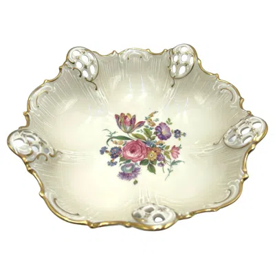 Pre-owned Rosenthal Porcelain Bowl,  Moliere, Germany, Mid-20th Century In Sand