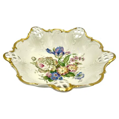 Pre-owned Rosenthal Porcelain Platter,  Moliere, Germany, 1938-1952 In Sand