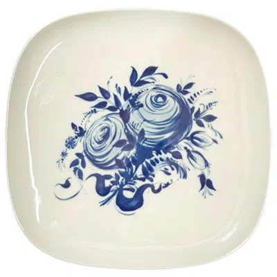 Pre-owned Rosenthal Porcelain Wall Plate By Bjorn Wiinblad, Germany, 1970s In Sand