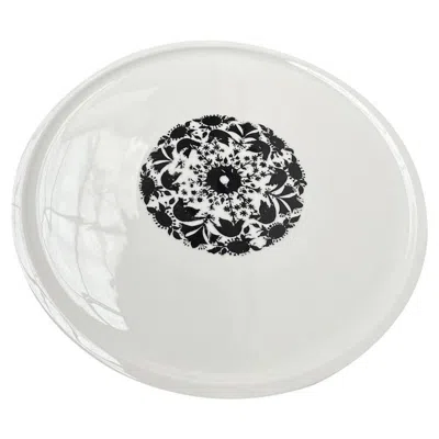 Pre-owned Rosenthal Postmodern Hilton Series Plate From , 1980s In Gray