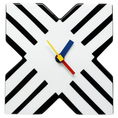 Pre-owned Rosenthal Postmodern Procelain Clock By Marcello Morandini For  Studio Line In Gray