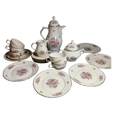 Pre-owned Rosenthal Rococo Coffee Service  Sanssouci Six Person Germany In Gray