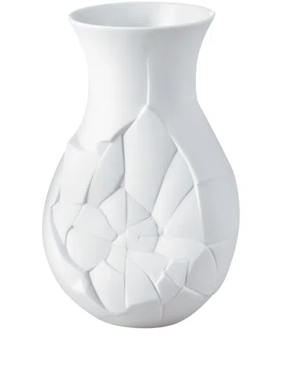 Rosenthal Shatter-effect Porcelain Vase In White