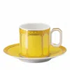 Rosenthal Signum Ad Cup And Saucer In Yellow