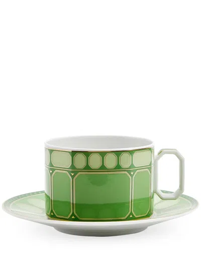 Rosenthal 시그넘 펀 커피잔 세트 In Green