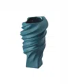 Rosenthal Squall Abyss Mini Vase In Dark Teal