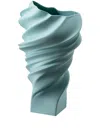 Rosenthal Squall Porcelain Vase In Green
