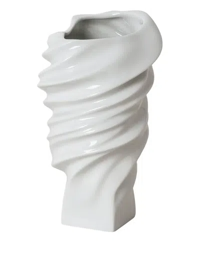 Rosenthal Squall Swirl-design Vase In White