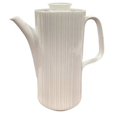 Pre-owned Rosenthal Studio Line White Porcelain Tea Pot By Tapio Wirkkala For