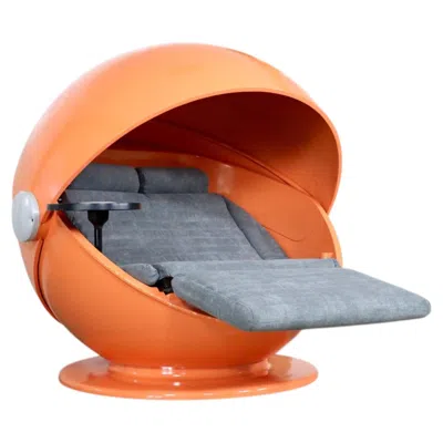 Pre-owned Rosenthal Sunball Chair By Günter Ferdinand Ris And Herbert Selldorf For , 1969 In Orange