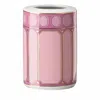 Rosenthal Swarovski Signum 3 Vase In Pink
