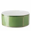 Rosenthal Swarovski Signum Open Vegetable Bowl In Fern Green In Green