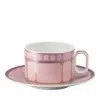 Rosenthal Swarovski Signum Teacup And Saucer In Pink