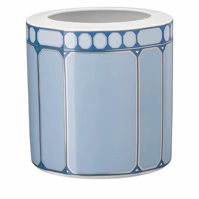 Rosenthal Swarovski Signum Vase In Blue
